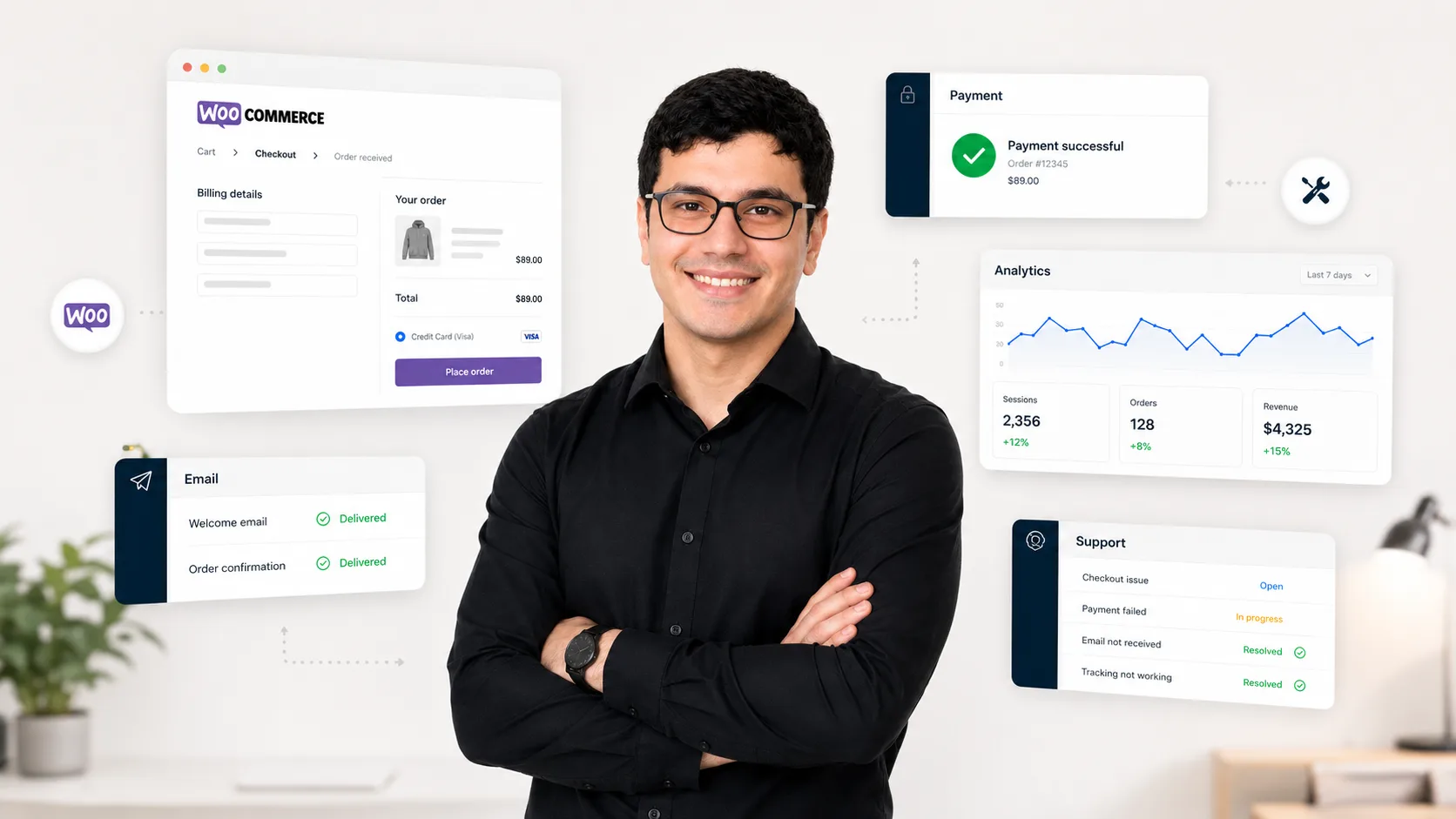 WooCommerce technical troubleshooting and ecommerce systems workspace